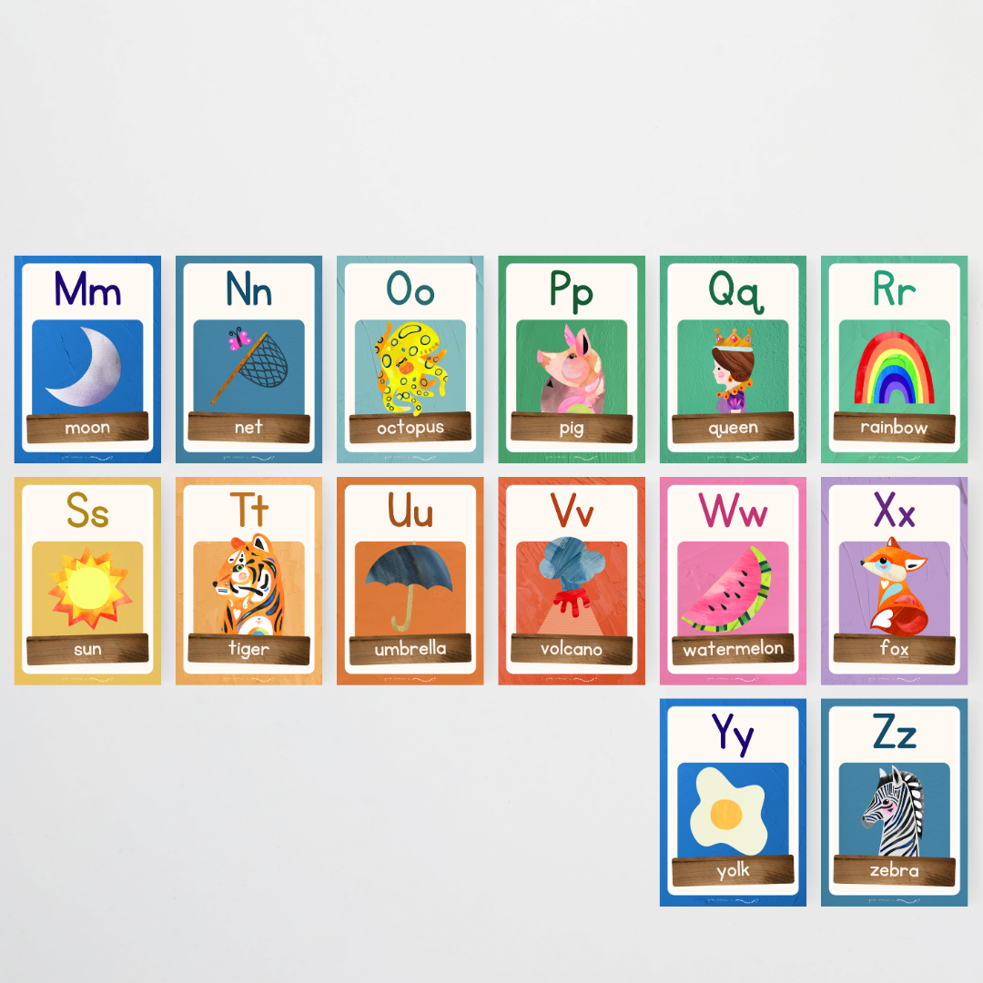 Lower Grades Alphabet Posters - North America Classroom Decor - Teacher Resources & Classroom Decor