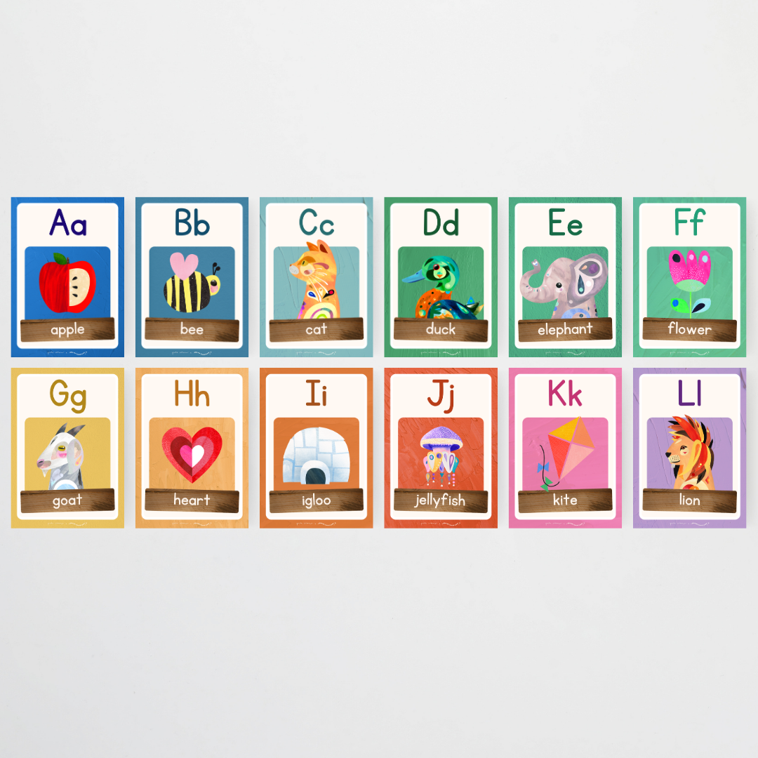Lower Grades Alphabet Posters - North America Classroom Decor - Teacher Resources & Classroom Decor