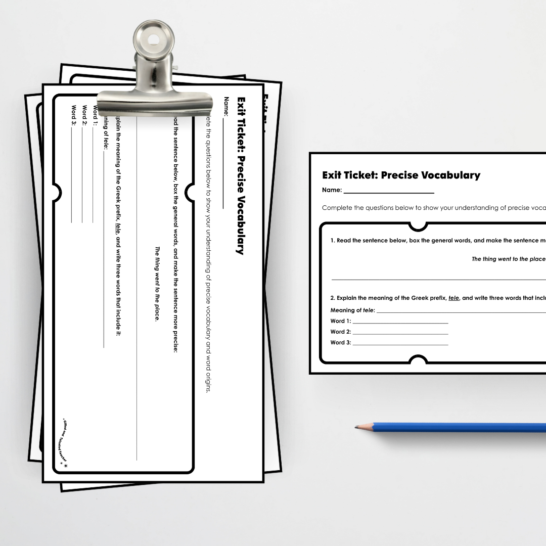 Year 5 Bundle: Precise Vocabulary - Lesson Plan, Slides and Activities