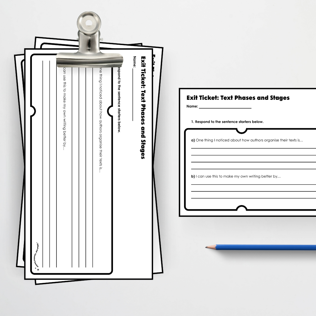 Year 6: Text Stages and Phases Lesson Sequence - Teacher Resources & Classroom Decor