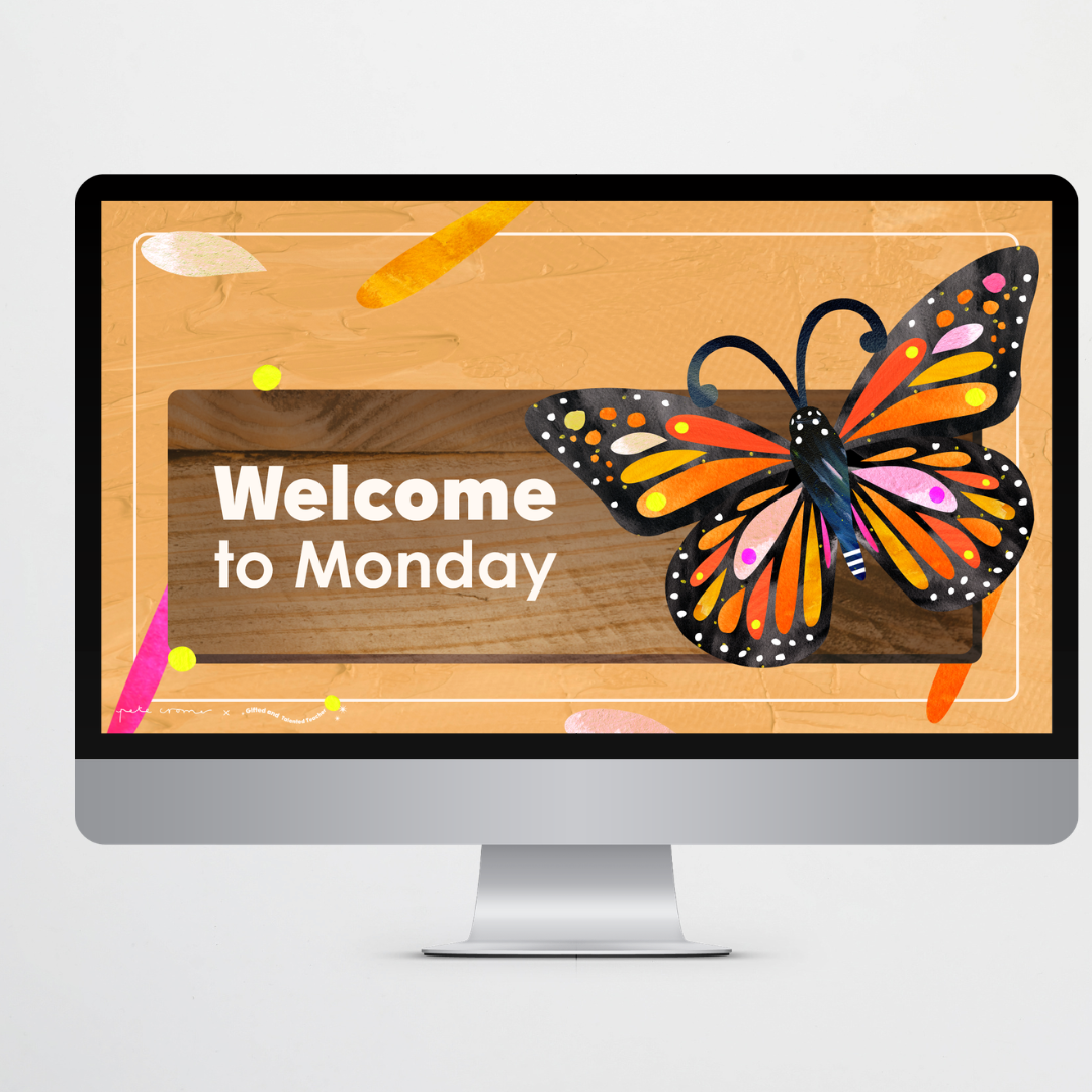 Digital Slides Teacher Organisation - North America Classroom Decor - Teacher Resources & Classroom Decor