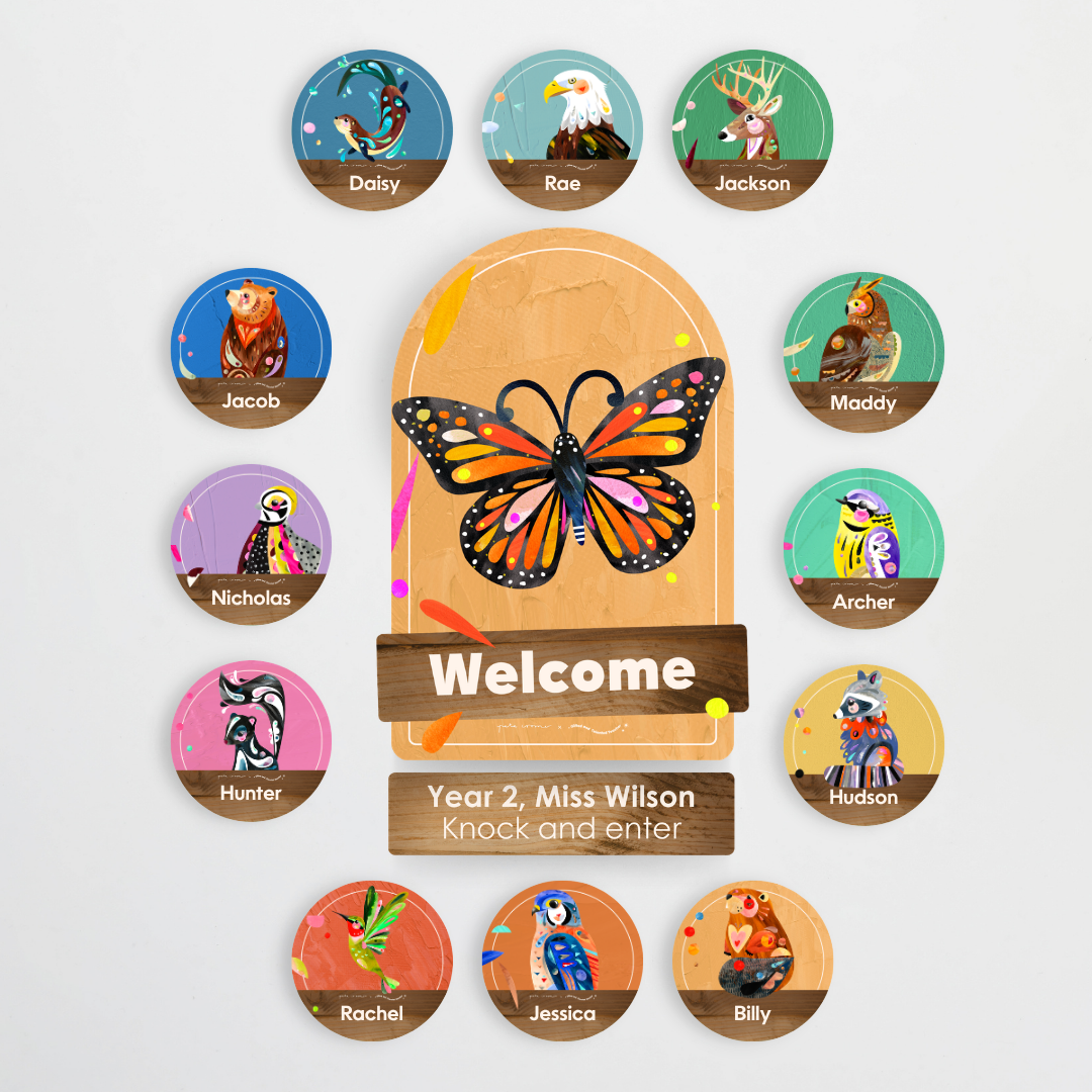Classroom Door Display - North America Classroom Decor