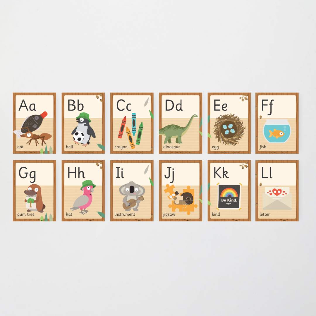 Philip Bunting: Alphabet Posters - Back to School Classroom Decor