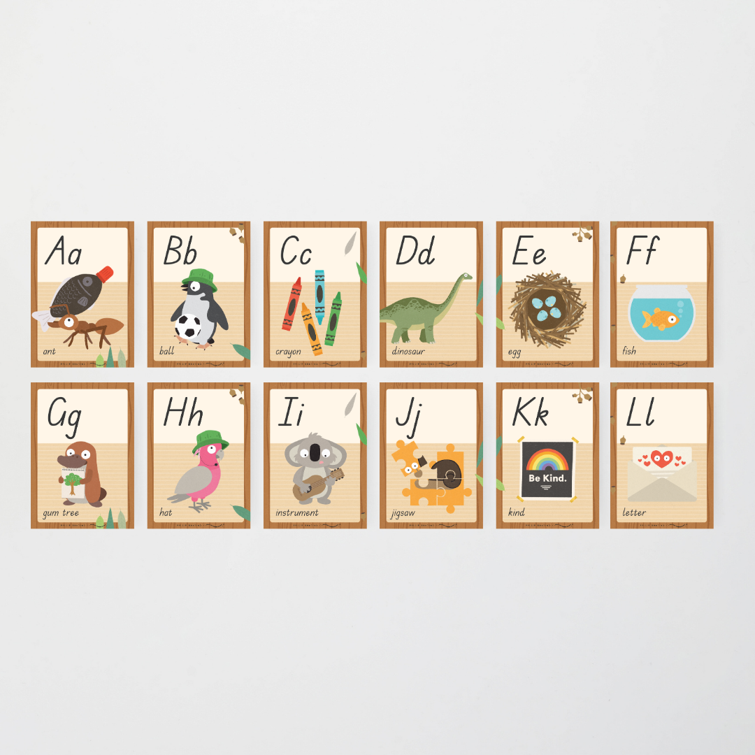 Philip Bunting: Alphabet Posters - Back to School Classroom Decor