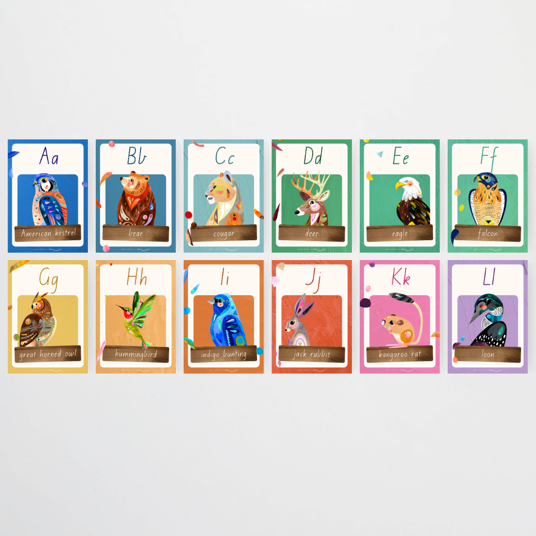 Upper Grades Alphabet Posters - North America Classroom Decor - Teacher Resources & Classroom Decor