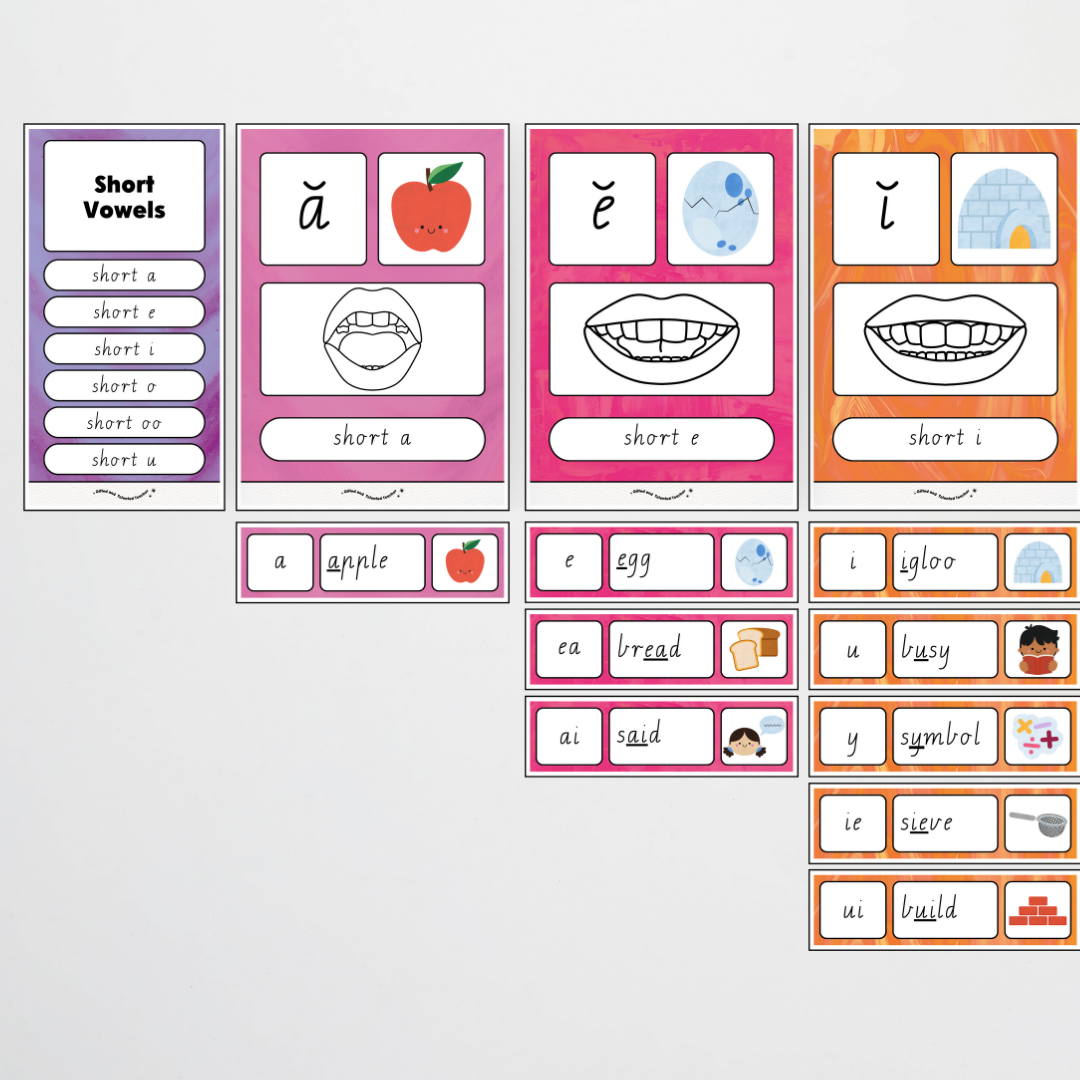 Sound Wall with Mouth Articulation - Australian Fauna and Flora Classroom Decor