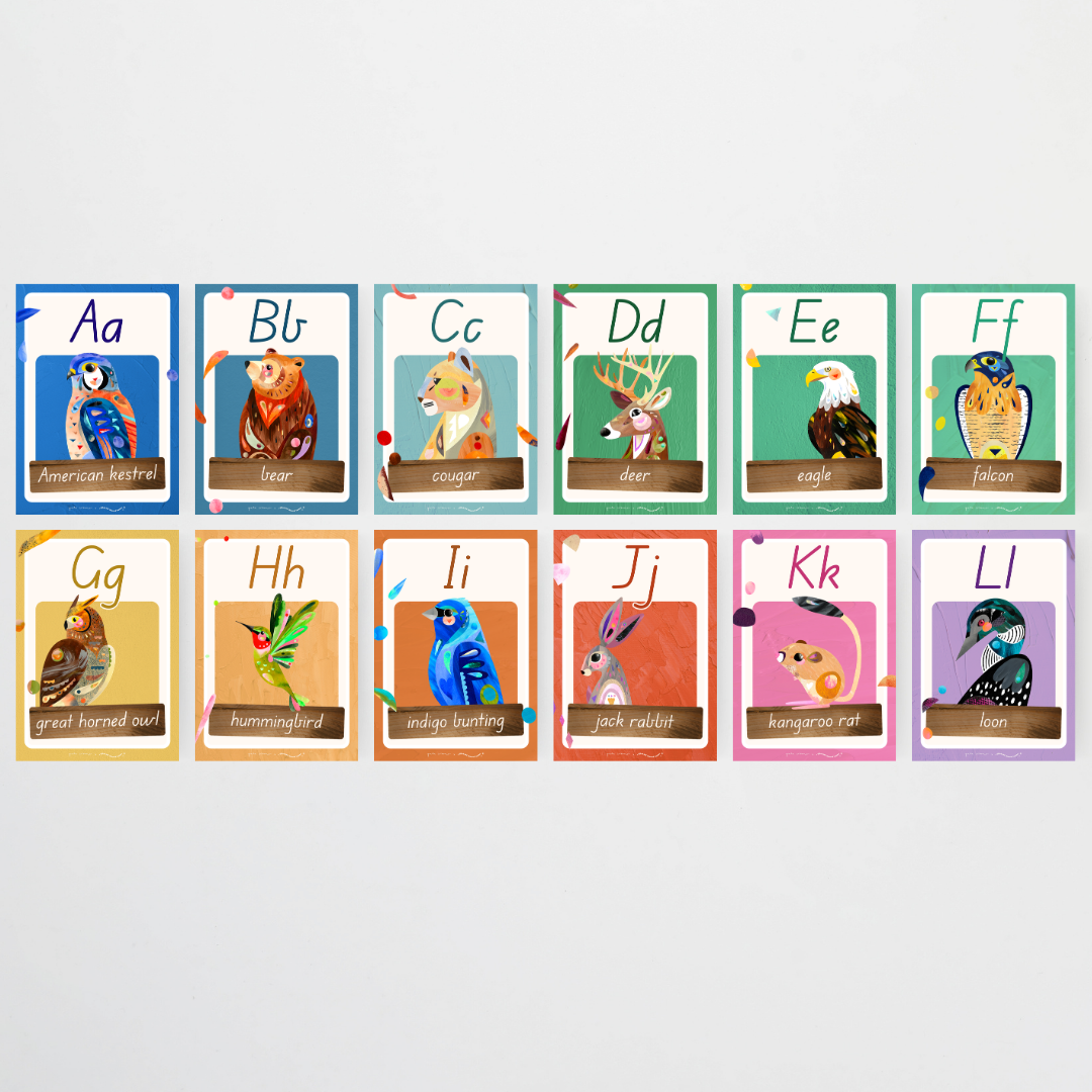 Upper Grades Alphabet Posters - North America Classroom Decor - Teacher Resources & Classroom Decor