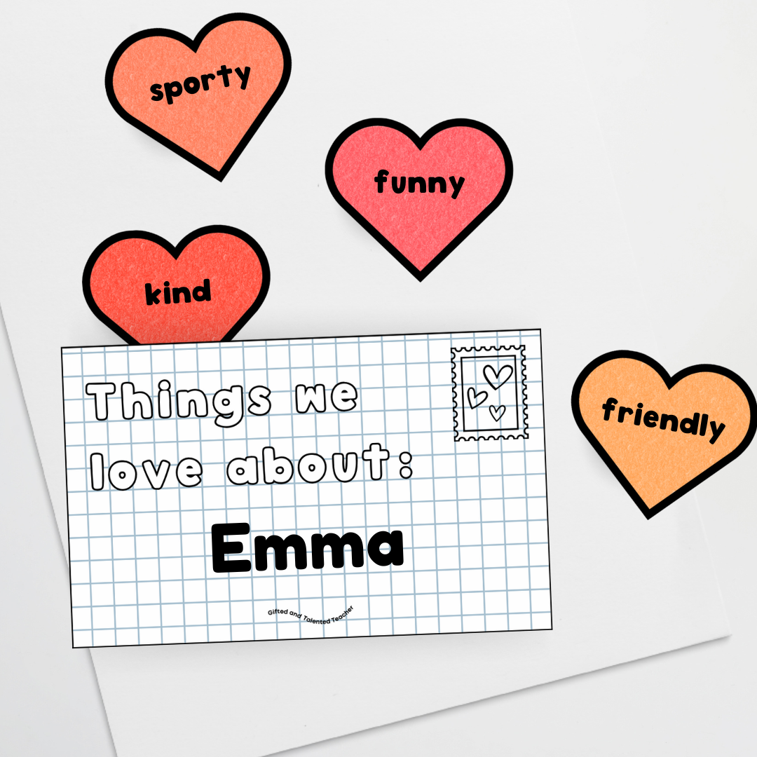 Things we love about... Valentine's Day Activity