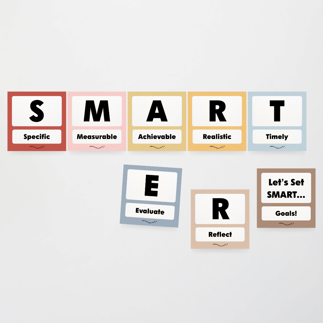 SMART Goal Setting: Wall Display - Little Circus Classroom Decor - Teacher Resources & Classroom Decor