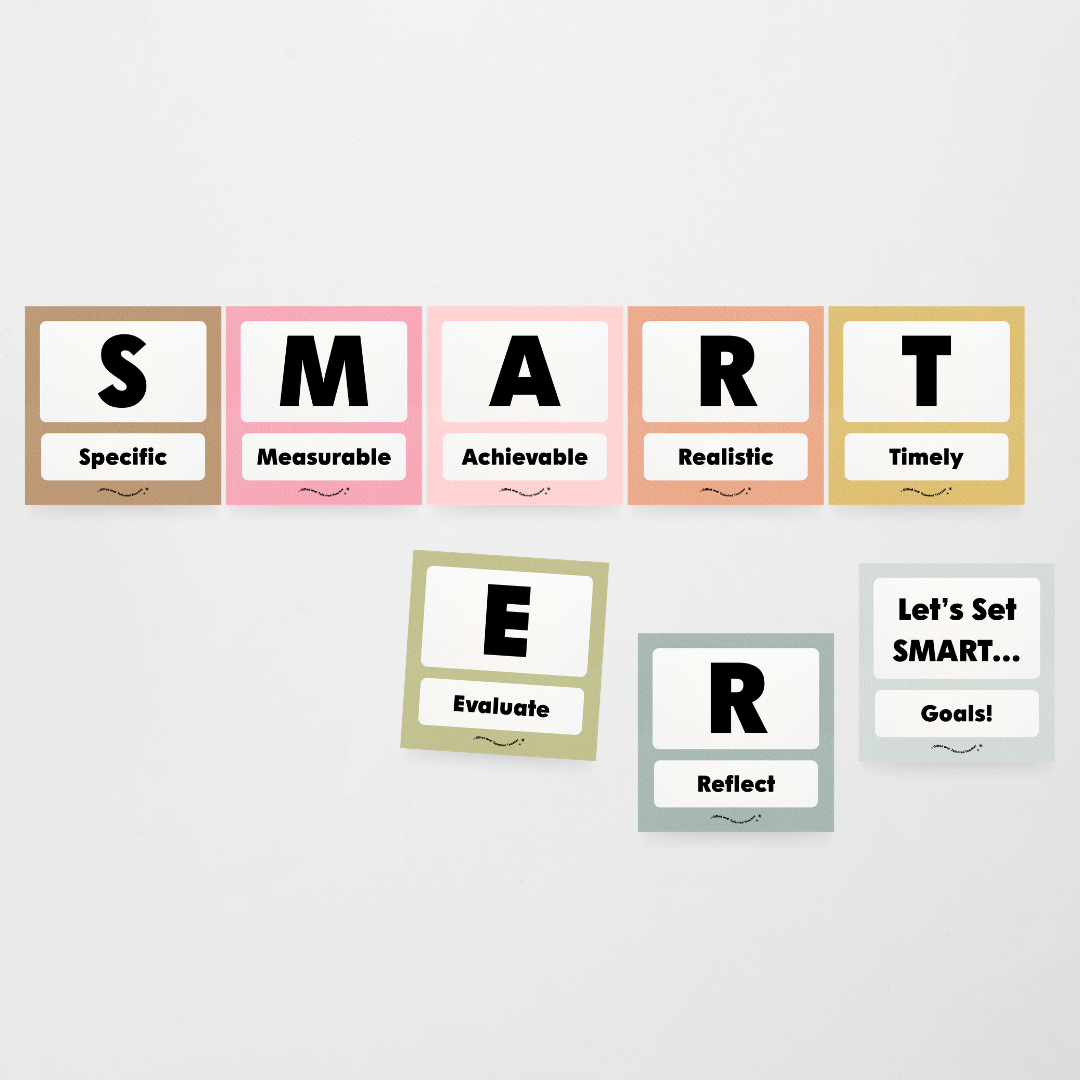 SMART Goal Setting: Wall Display - Farmers Market Classroom Decor - Teacher Resources & Classroom Decor
