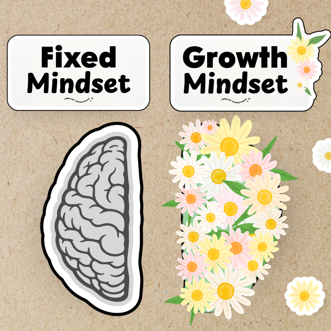 Growth Mindset Posters and Wall Display - Neutral Classroom Decor - Teacher Resources & Classroom Decor