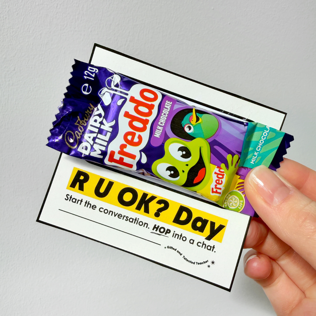 R U OK? Day - Freddo Frog Template: Free Teacher and School Resource
