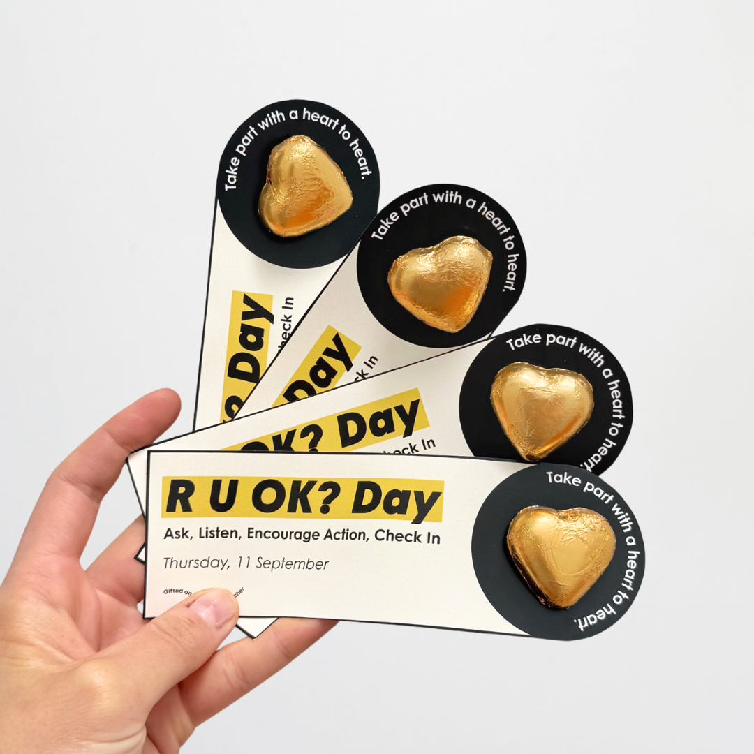 R U OK? Day - Heart to Heart Template: Free Teacher and School Resource