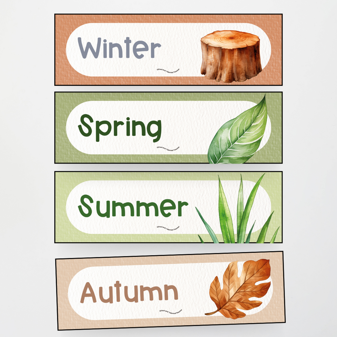 Calendar Chart - Woodland Classroom Decor - Teacher Resources & Classroom Decor