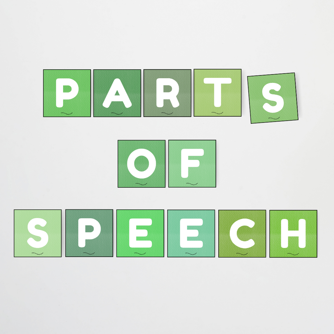 Parts of Speech Posters and Classroom Display - Leafy Green Classroom Decor - Teacher Resources & Classroom Decor