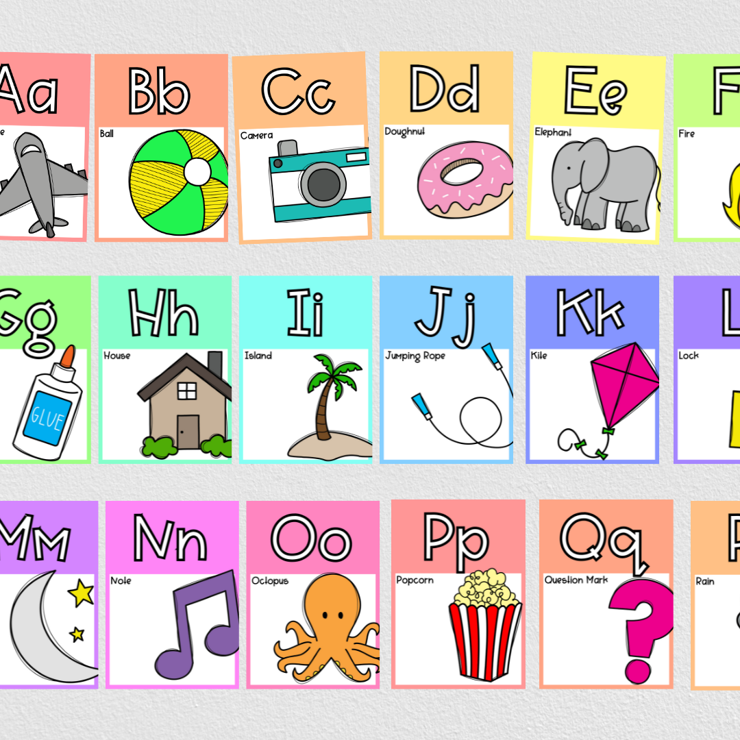 Alphabet Posters: Editable - Gifted and Talented Teacher