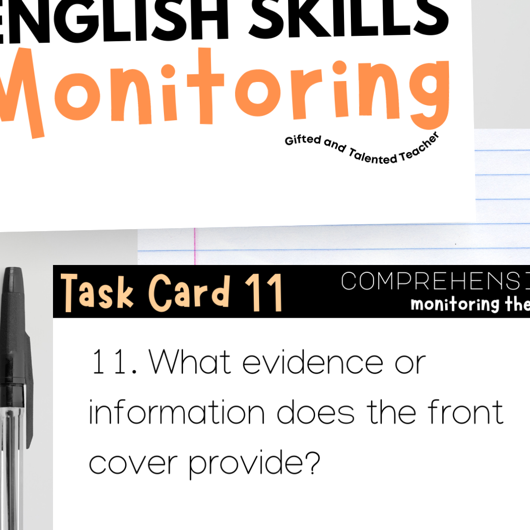 Monitoring [Comprehension] - Super Six Strategy