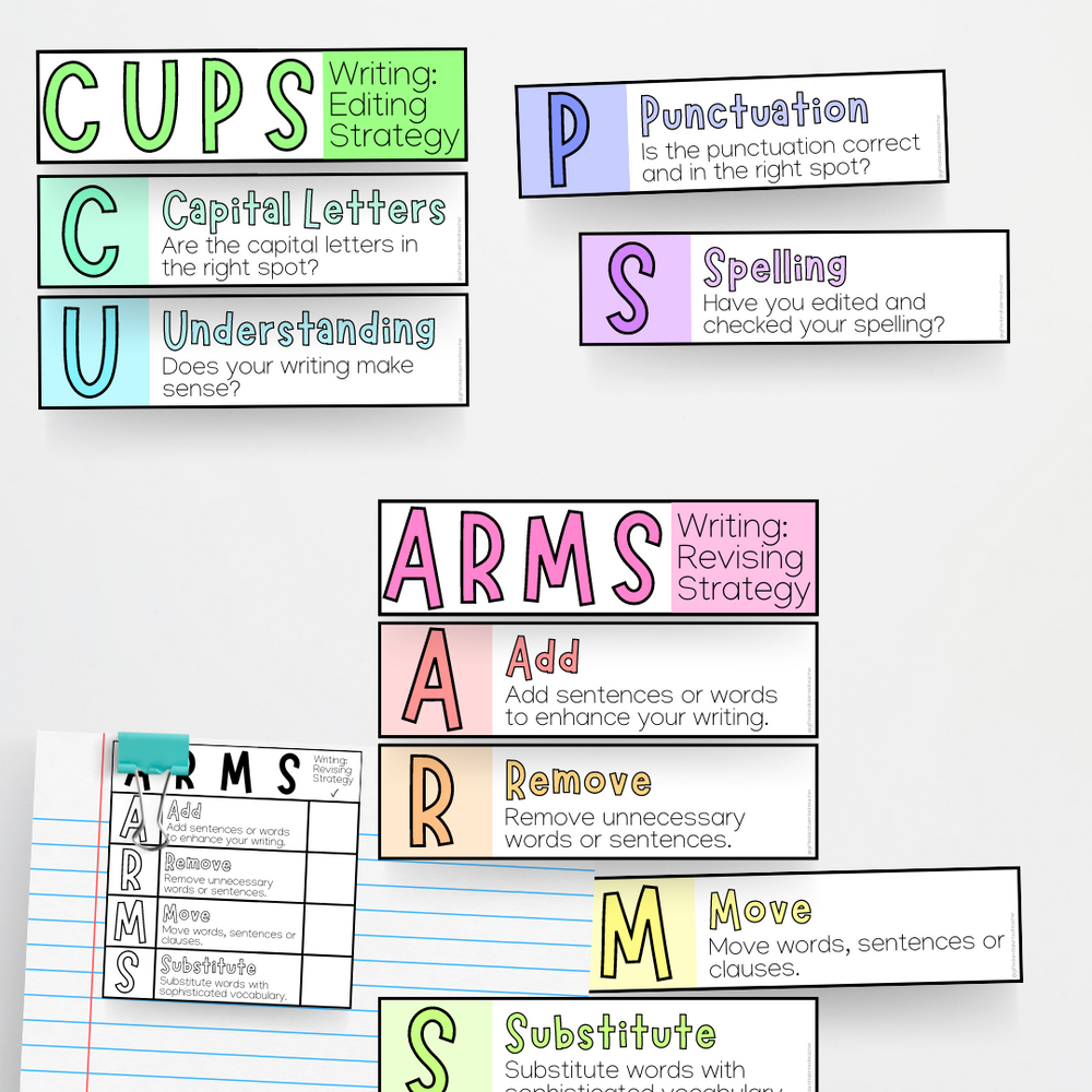 CUPS [Editing] + ARMS [Revising] BUNDLE