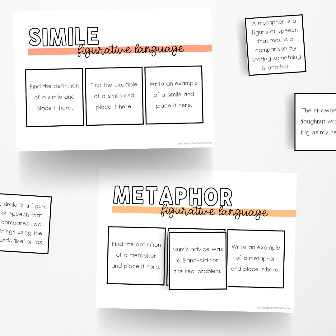 Figurative Language: Bundle - Gifted and Talented Teacher