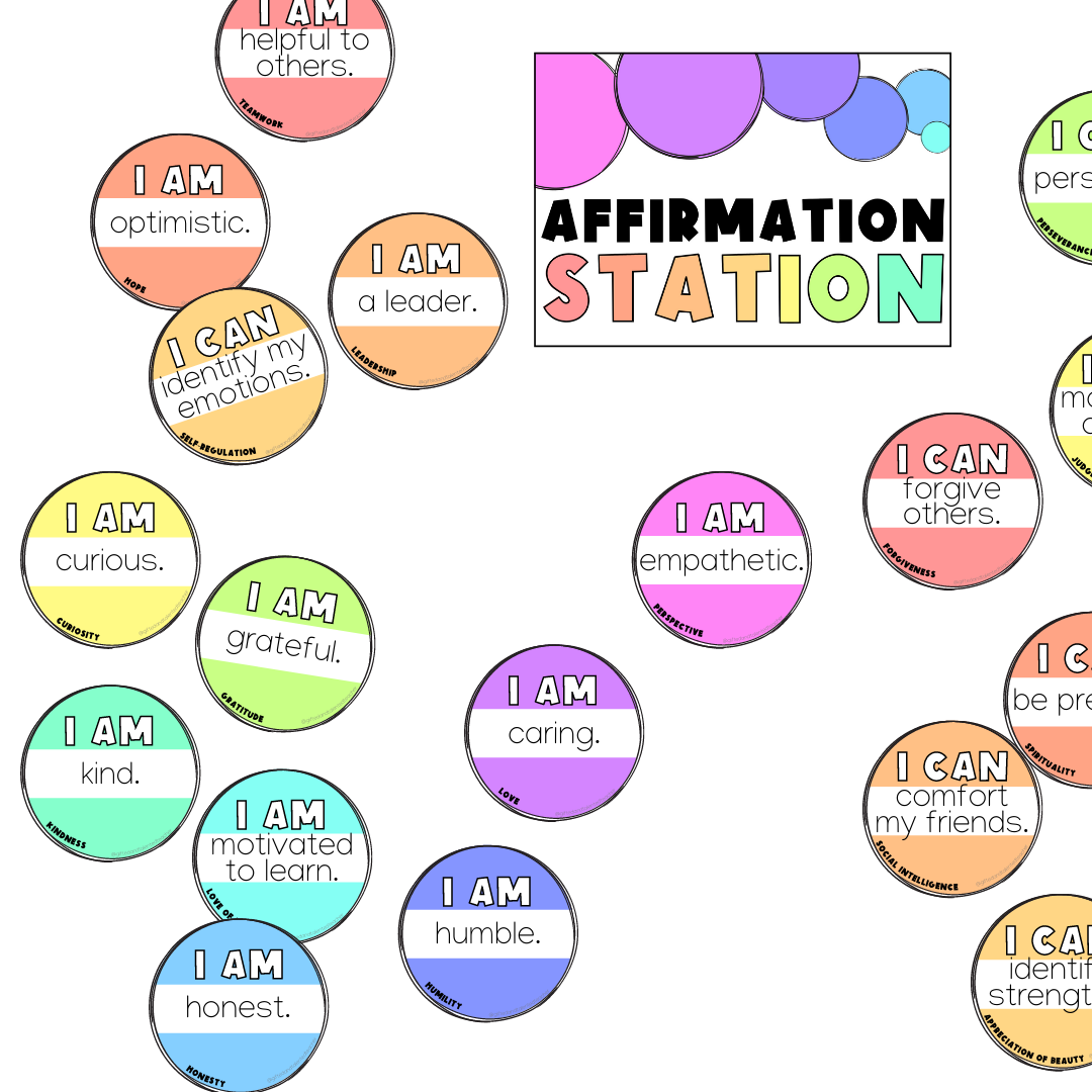 Affirmation Station: Editable - Gifted and Talented Teacher