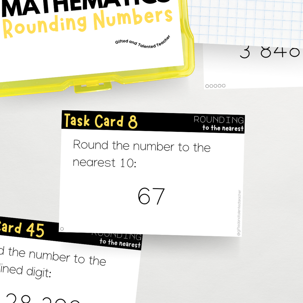 Rounding Numbers: Whole Numbers | Gifted and Talented Teacher - Teacher ...