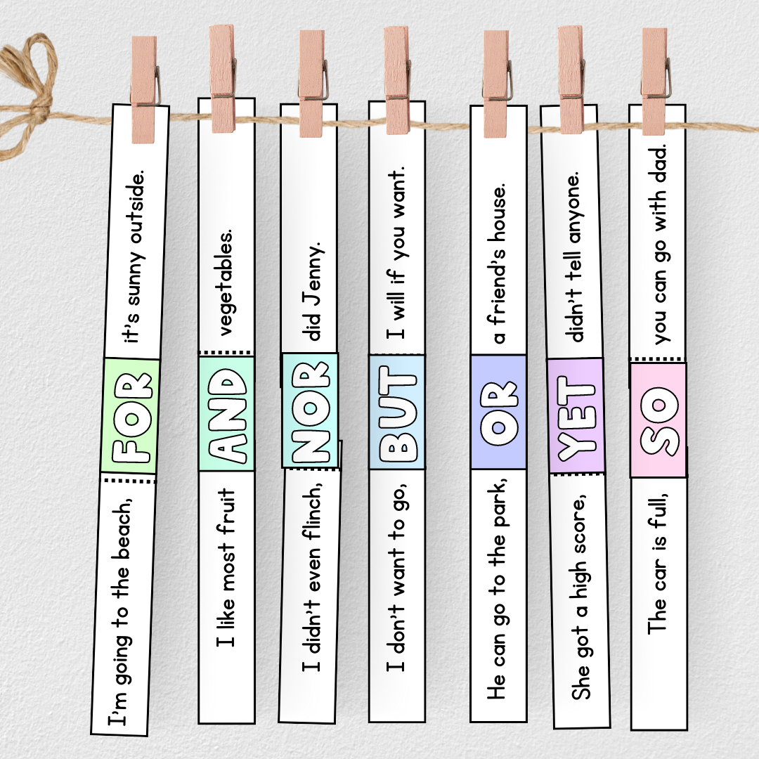 Coordinating Conjunctions: FANBOYS - Sentence Structure