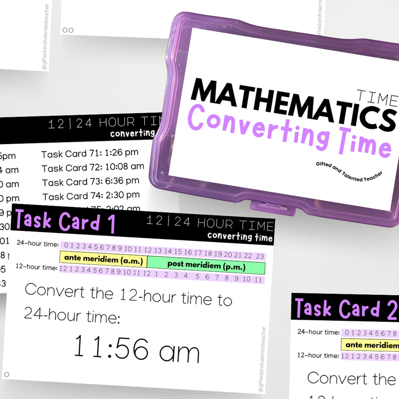 Converting Time: 12 hour and 24 hour | Maths Teaching Resources
