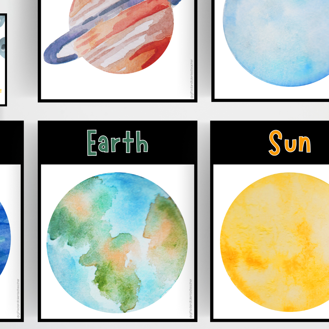 The Solar System: Information Posters