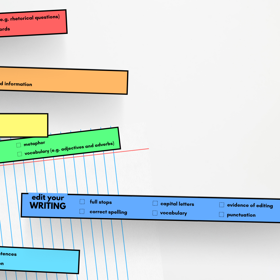 Margin Feedback Slips: English - Writing Editable - Gifted and Talented Teacher