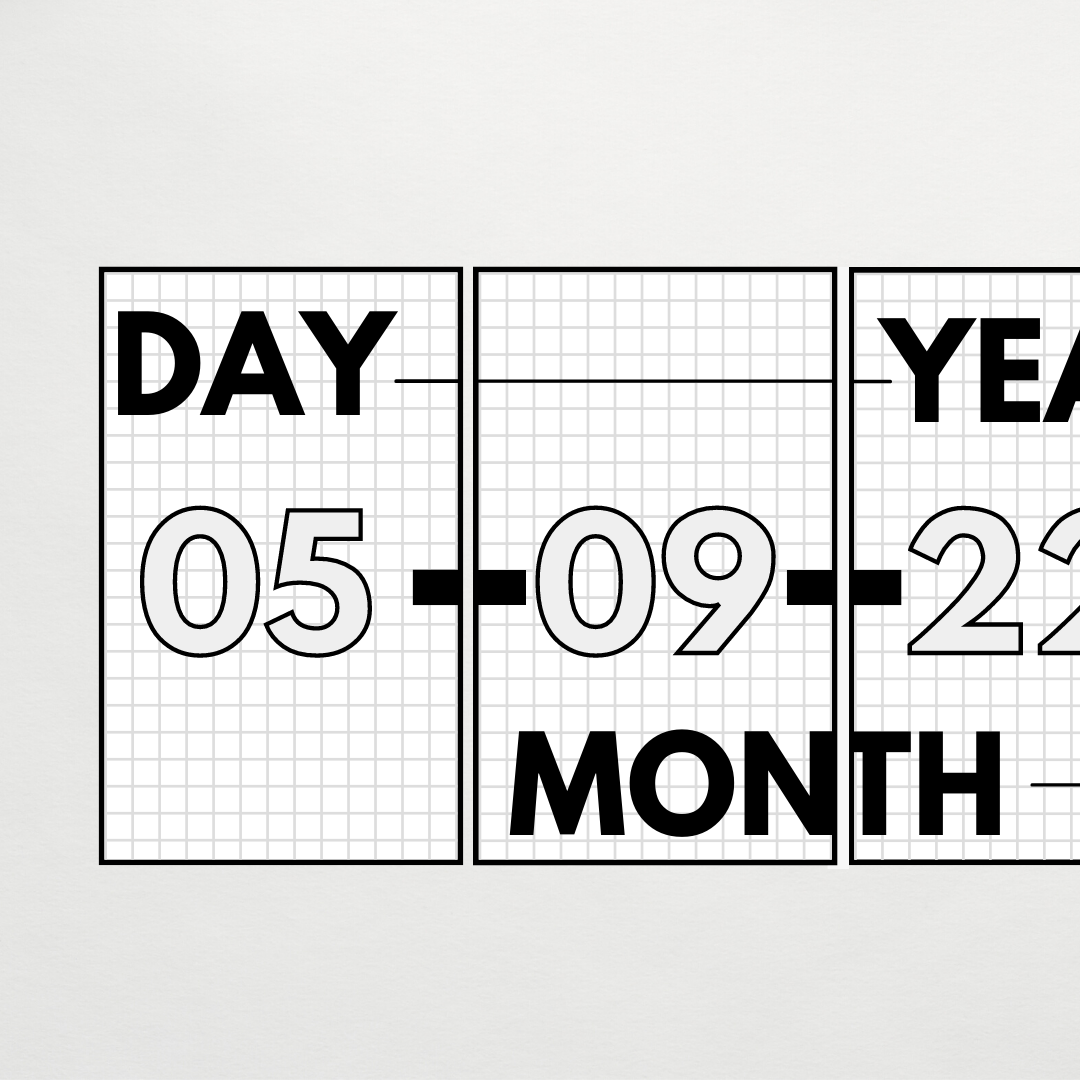 Flip Calendar: Minimalistic