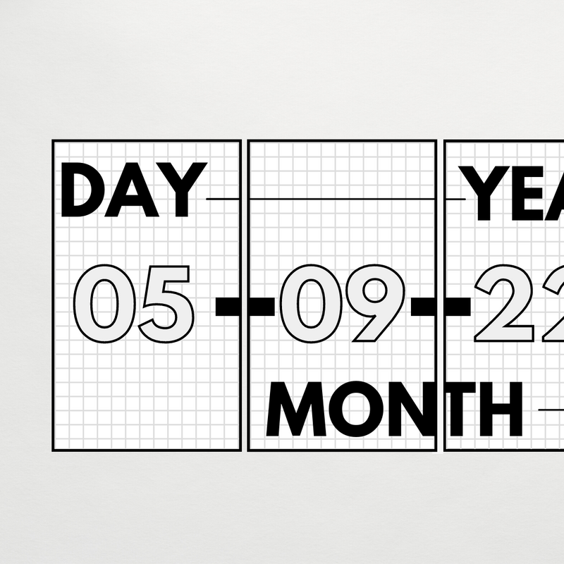 Flip Calendar Minimalistic