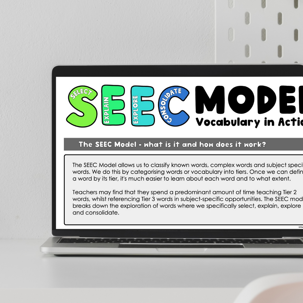 Seec Writing SEEC Model Bundle | Vocabulary Teacher Resources