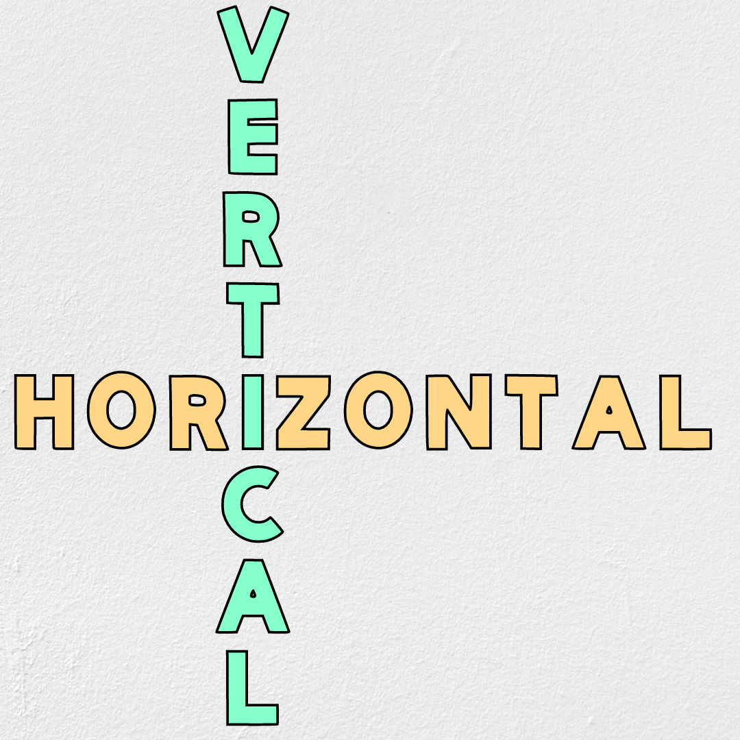 Horizontal + Vertical Lettering - Gifted and Talented Teacher