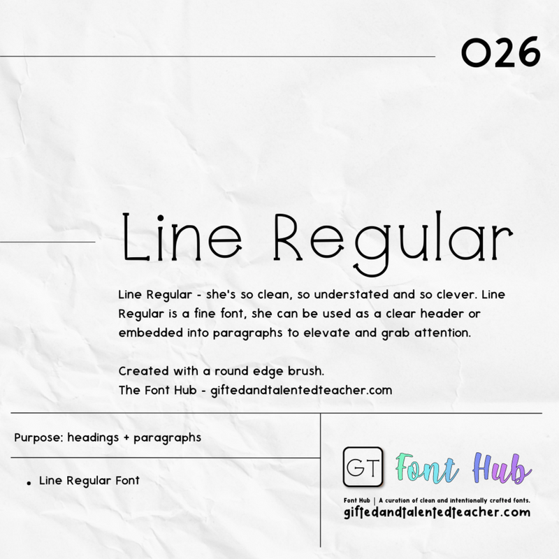 Fonts for Teachers | Individual Font Teaching Resources – Translation ...